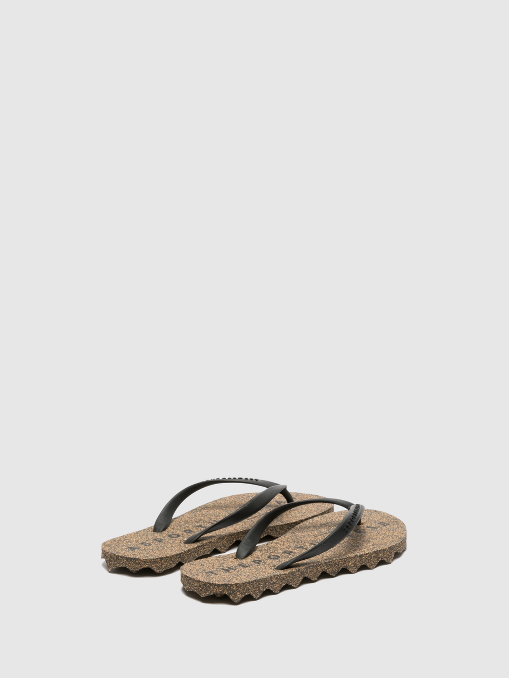 Beach Flip-Flops BASE Coal Black Rubber Strap