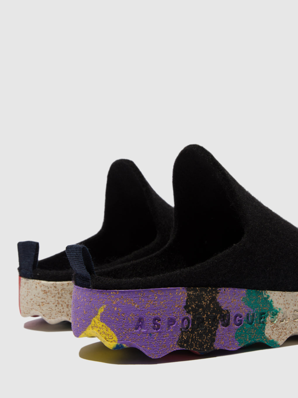 Slip-on Mules COME L MULTI BLACK FELT