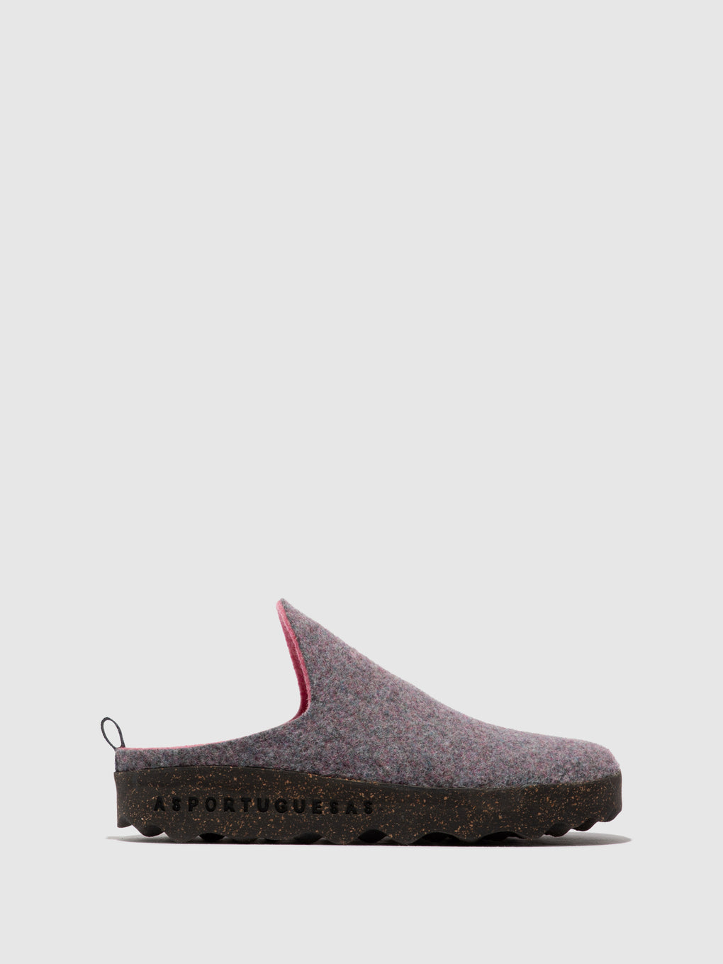 Slip-on Mules COME GREY/PINK - ASPORTUGUESAS