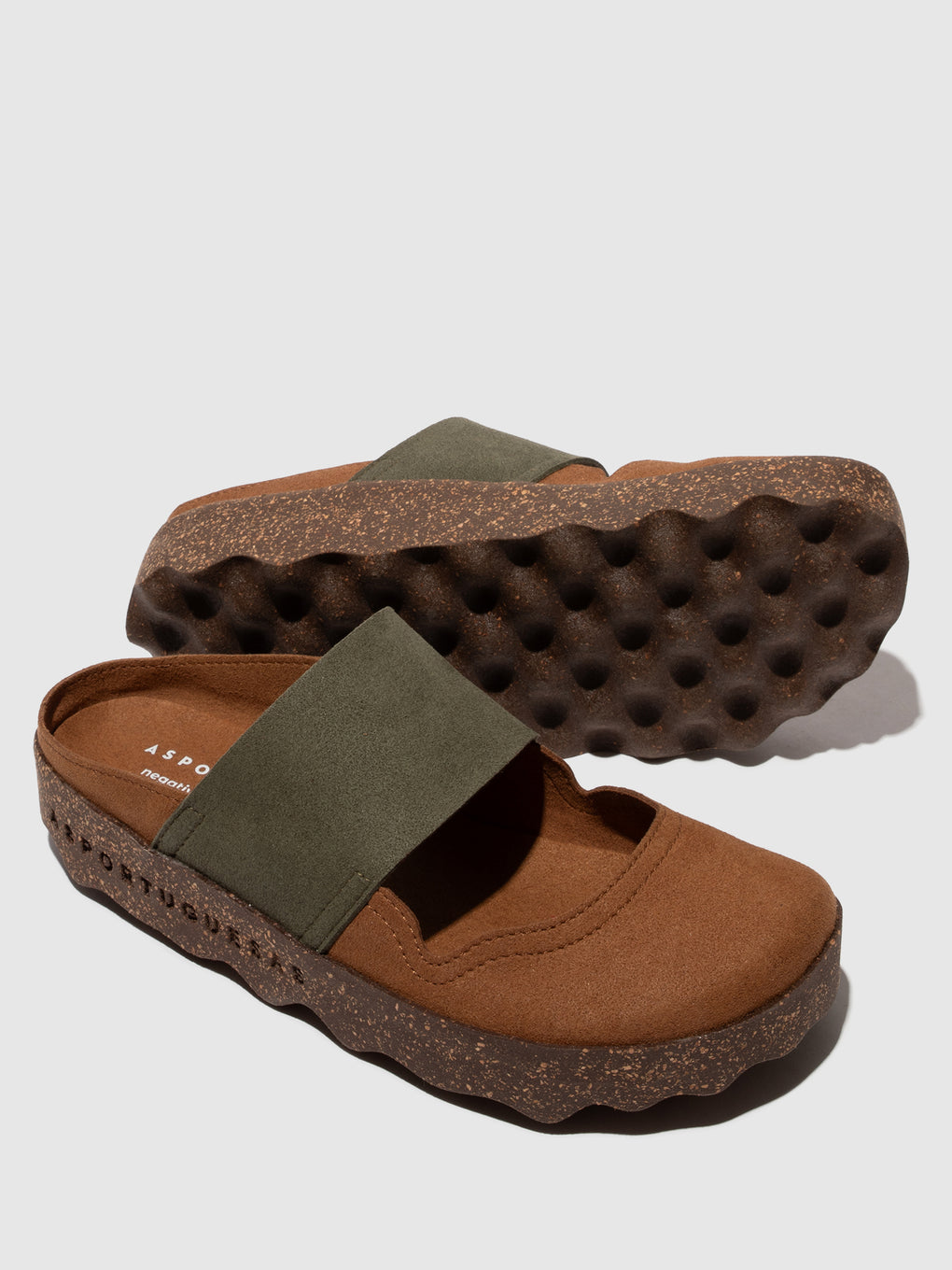 Slip-on Mules CANA COGNAC