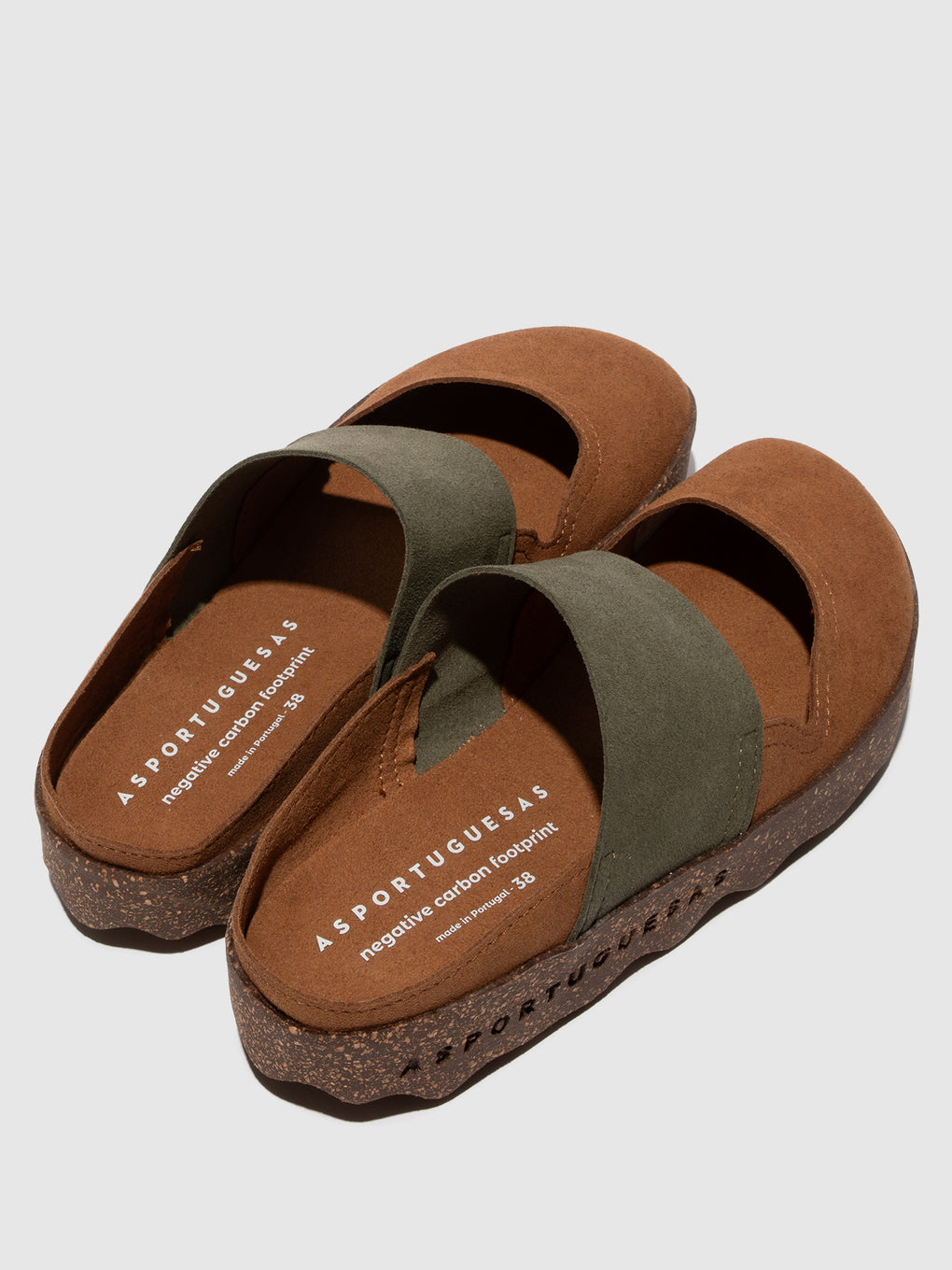 Slip-on Mules CANA COGNAC