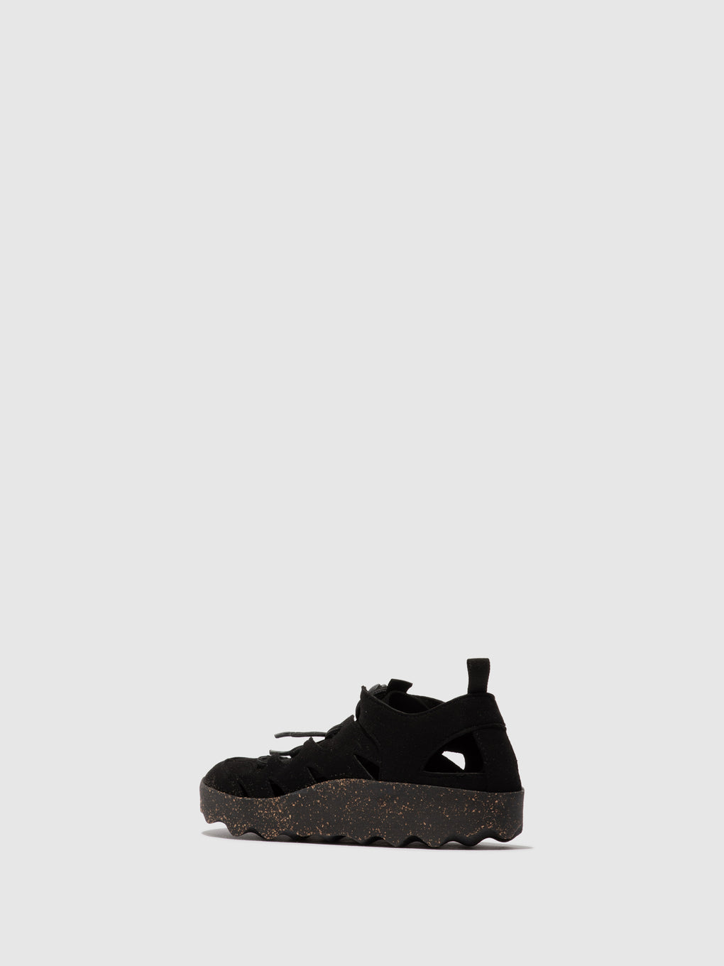 Round Toe Trainers CURE2 BLACK