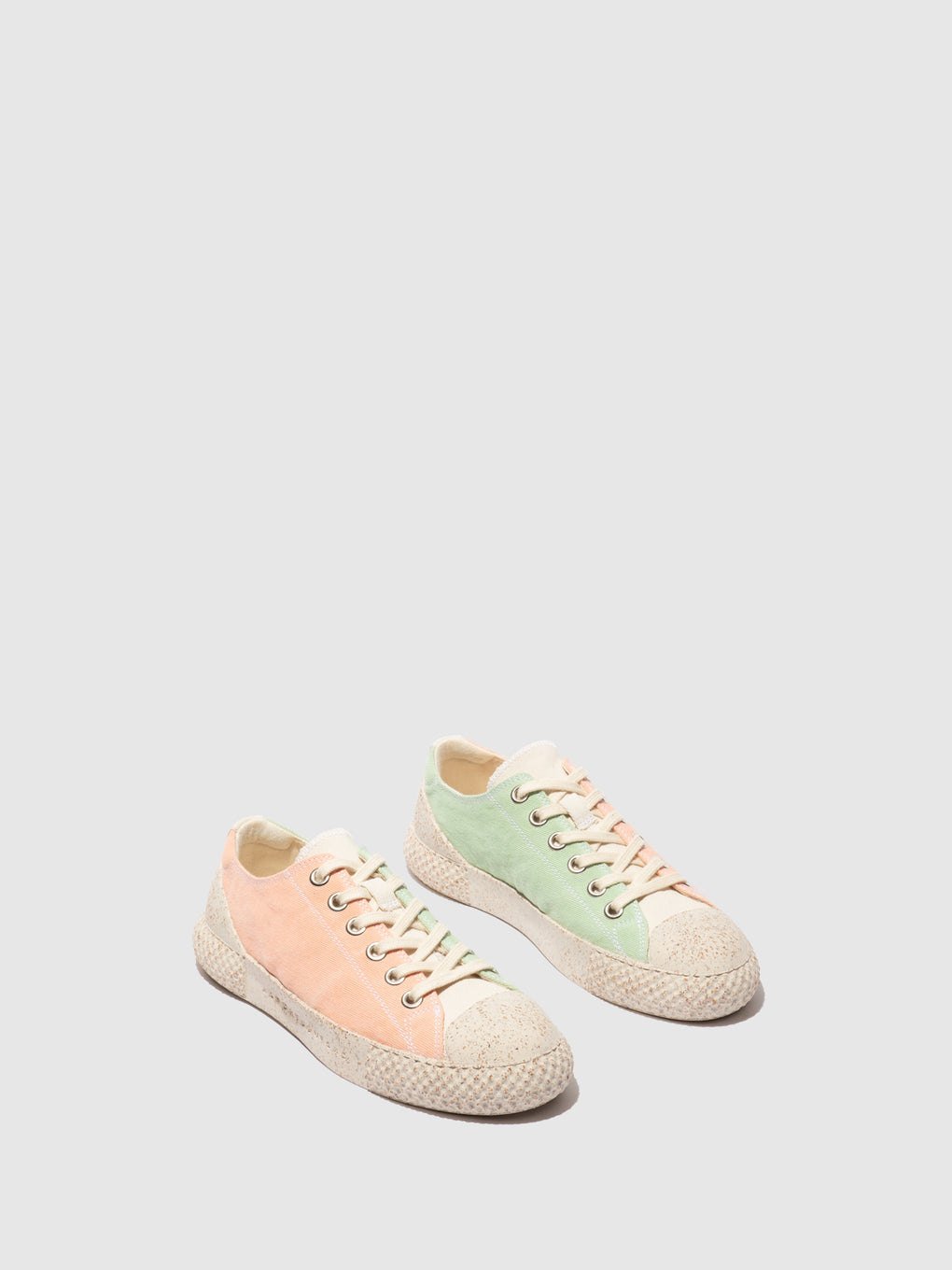 Lace-up Trainers TREE 2 CORAL/GREEN
