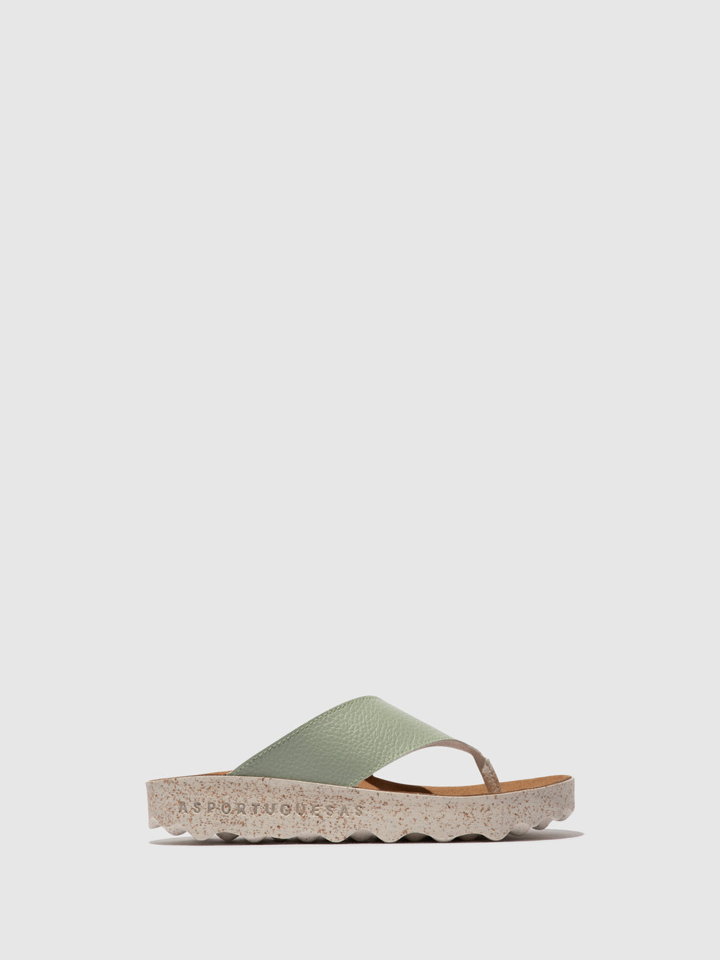Slip-on Sandals CAMI SAGE GREEN