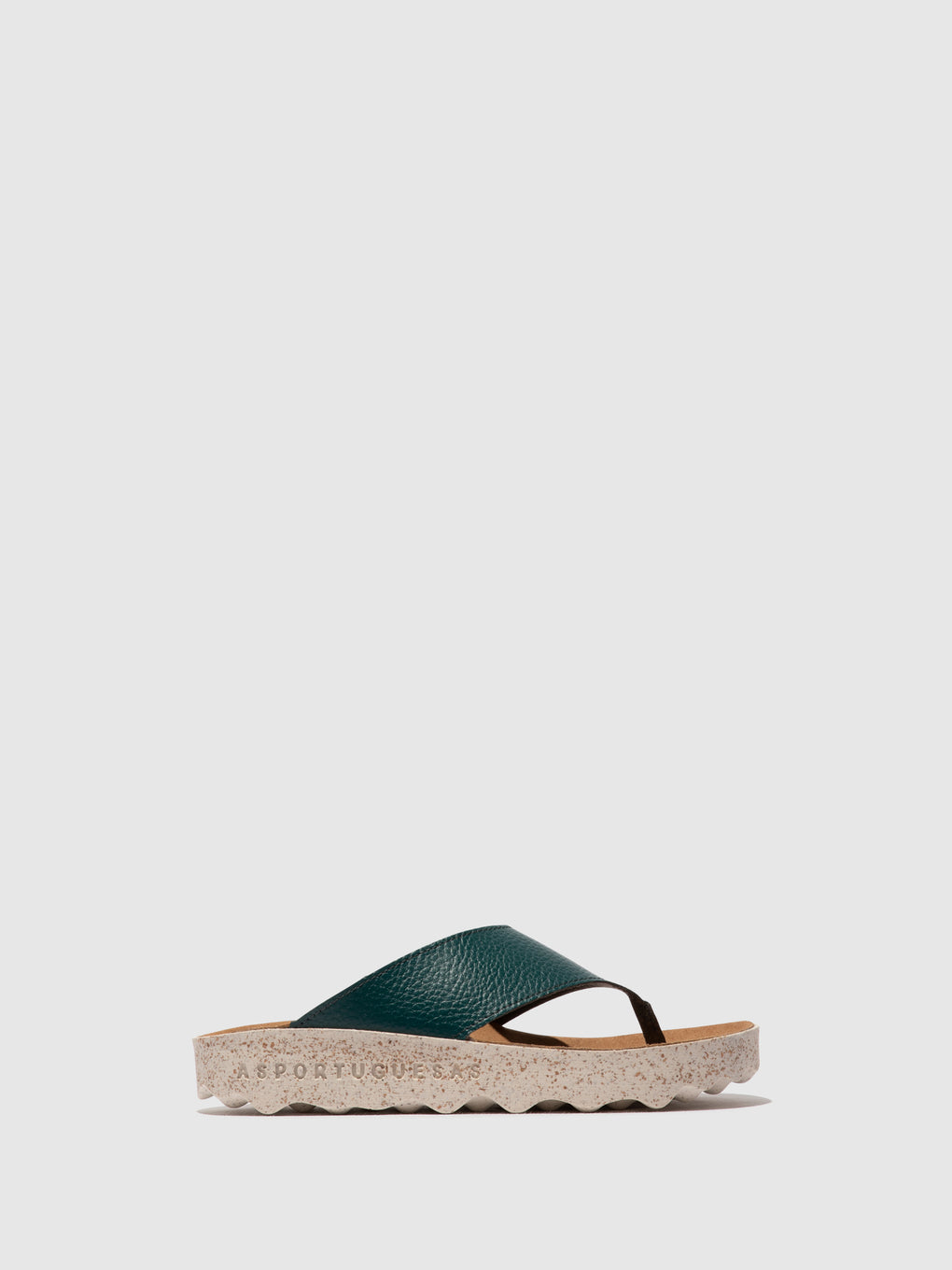 Slip-on Sandals CAMI PEACOCK GREEN