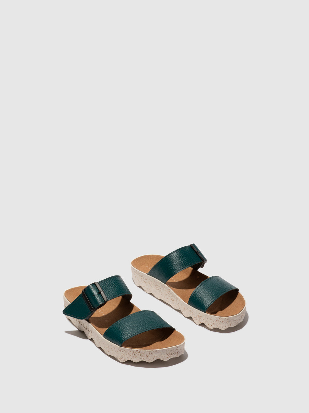 Strappy Sandals COLY PEACOCK GREEN