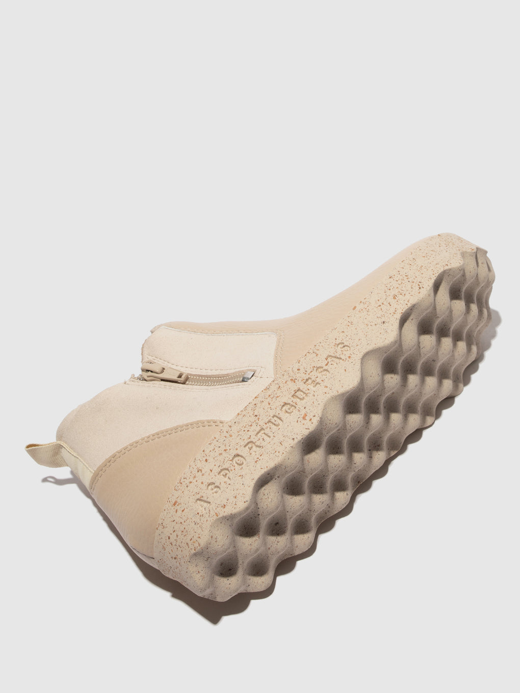 Zip Up Ankle Boots COLM CREAM