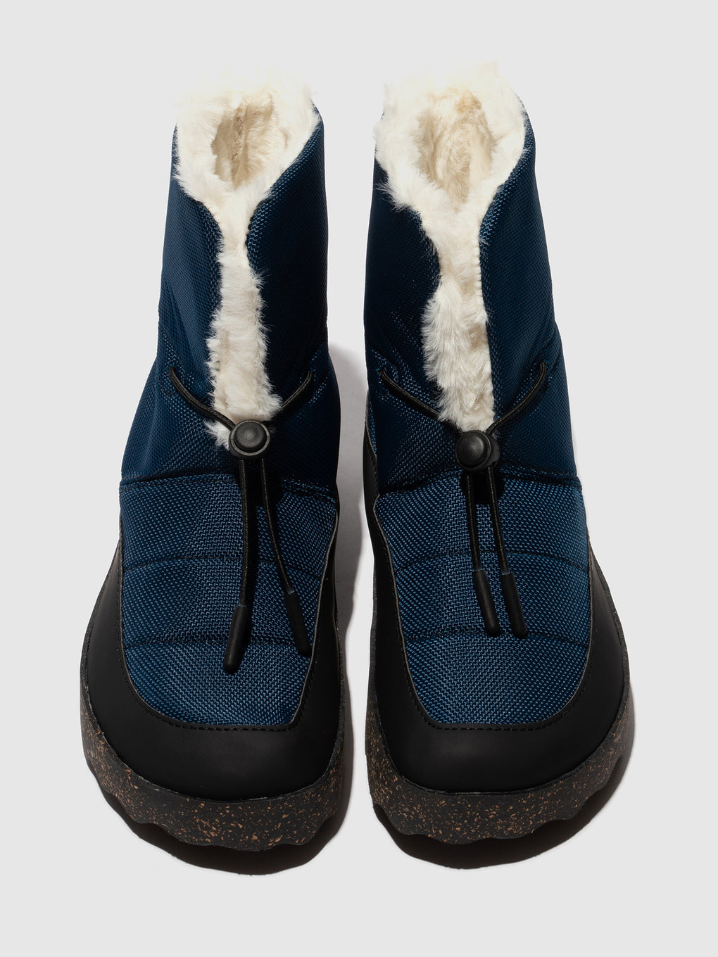 Round Toe Boots COAT NAVY