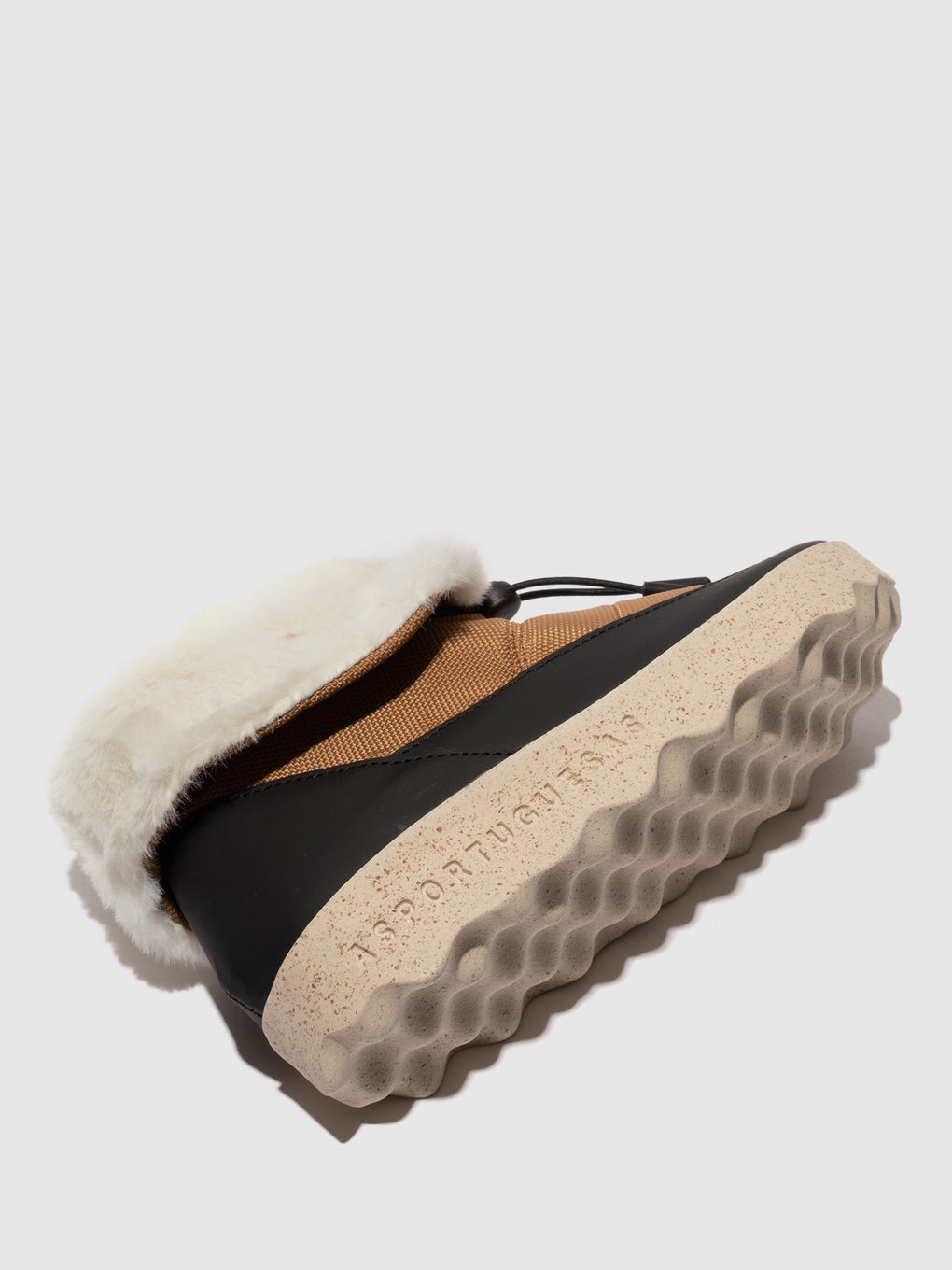 Round Toe Boots COAT BROWN