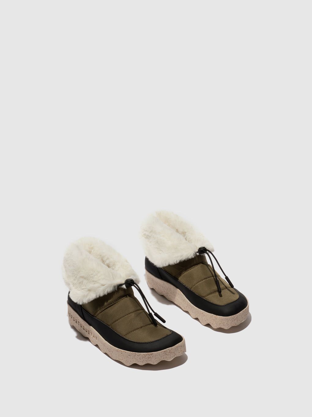 Round Toe Boots COAT ARMY