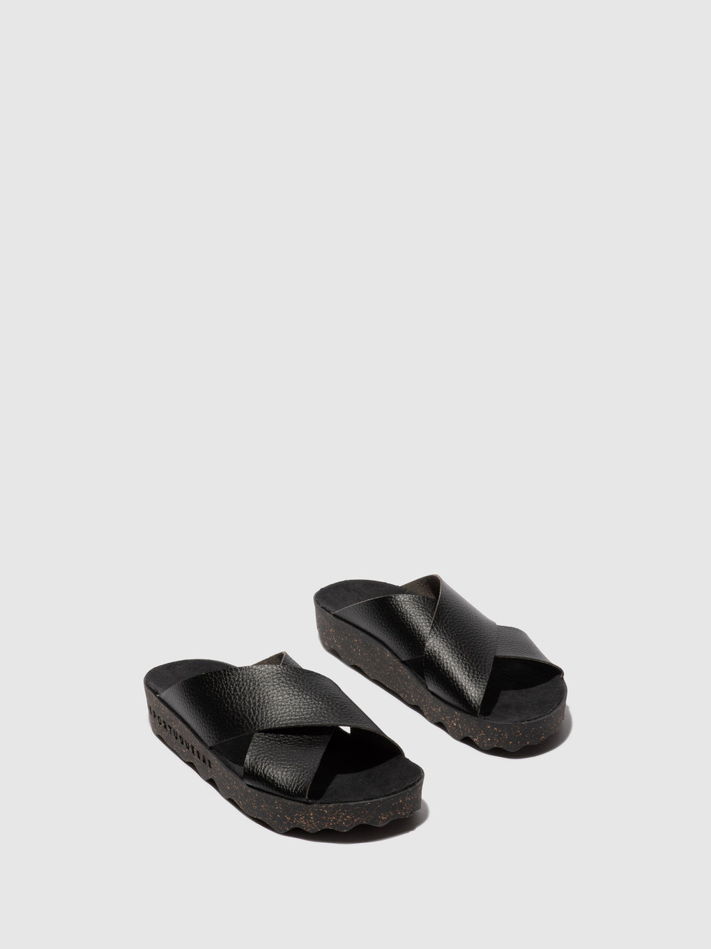 Criss-cross Sandals CROSS BLACK