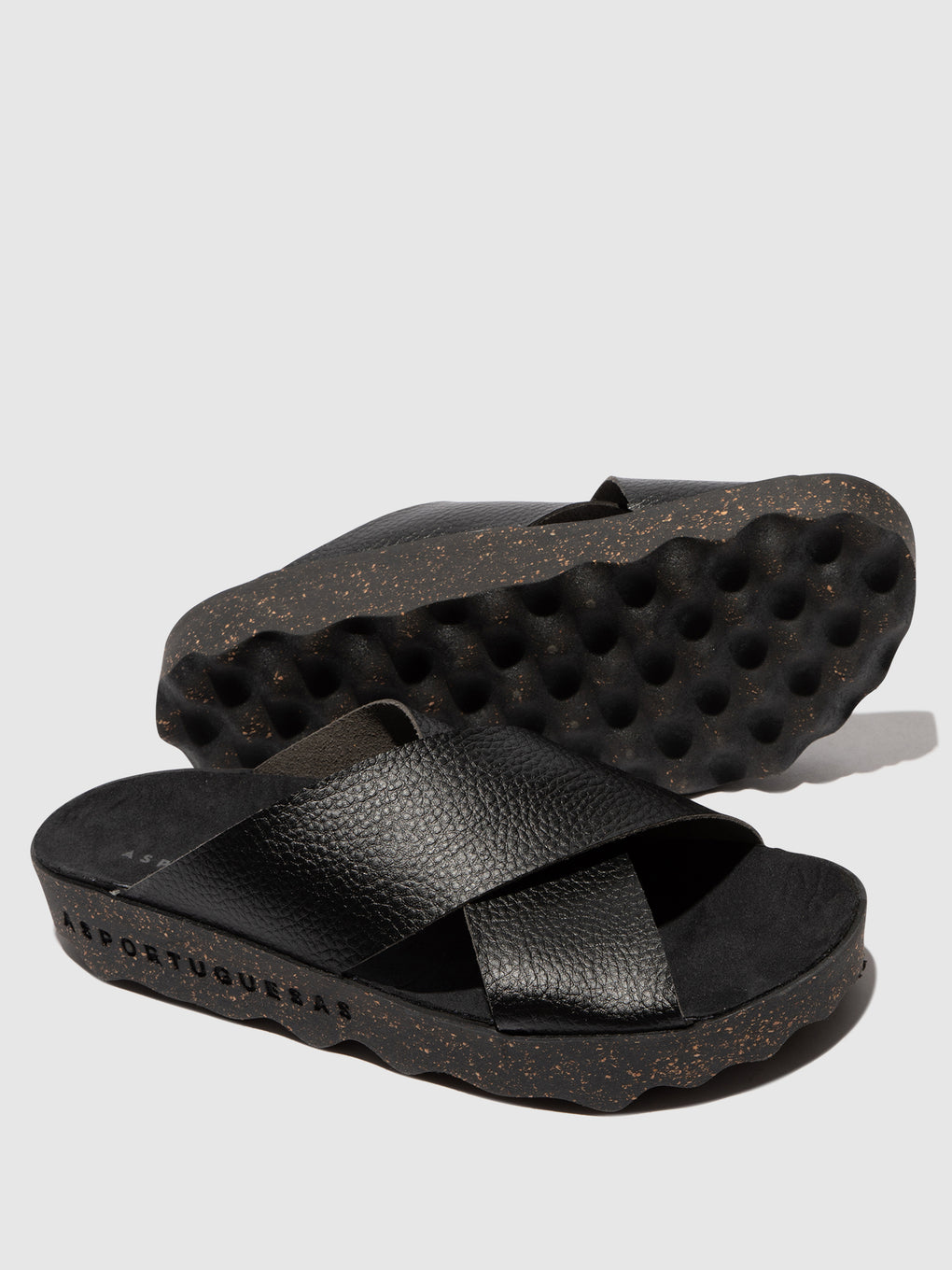 Criss-cross Sandals CROSS BLACK