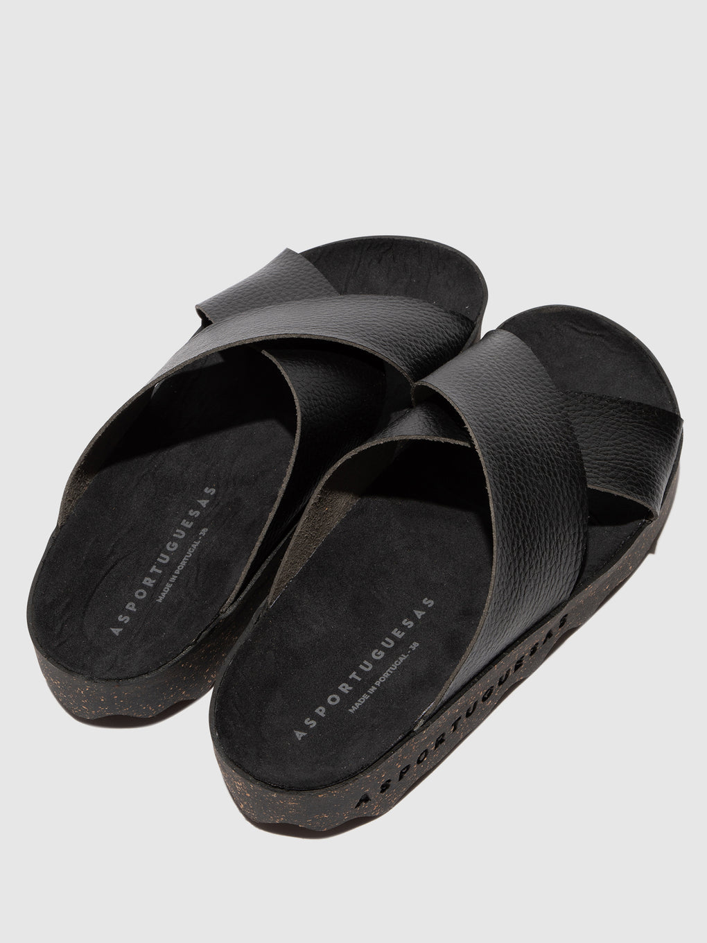 Criss-cross Sandals CROSS BLACK