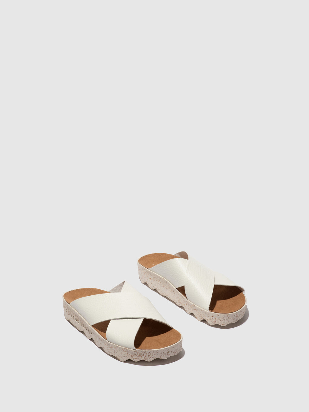 Criss-cross Sandals CROSS WHITE