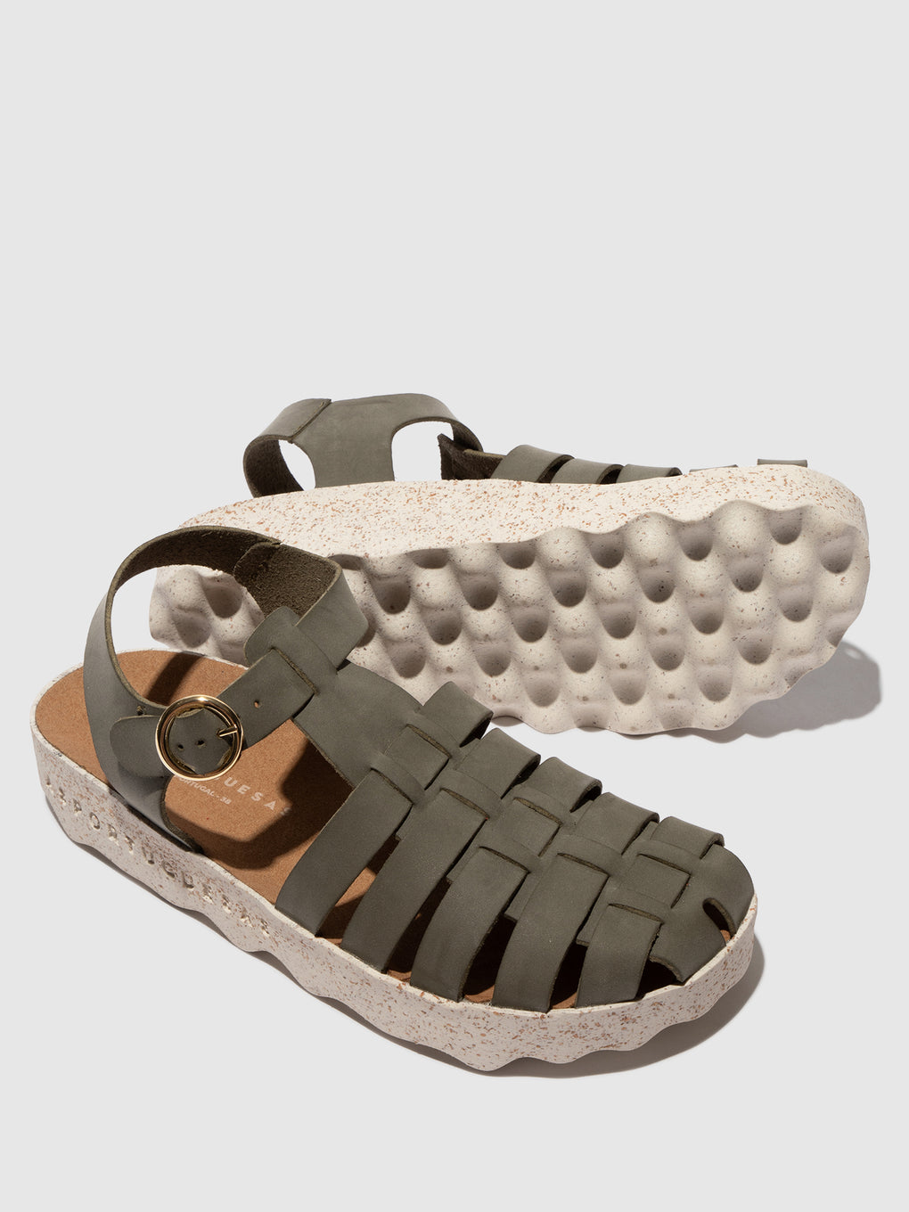 Buckle Sandals CALIX KHAKI