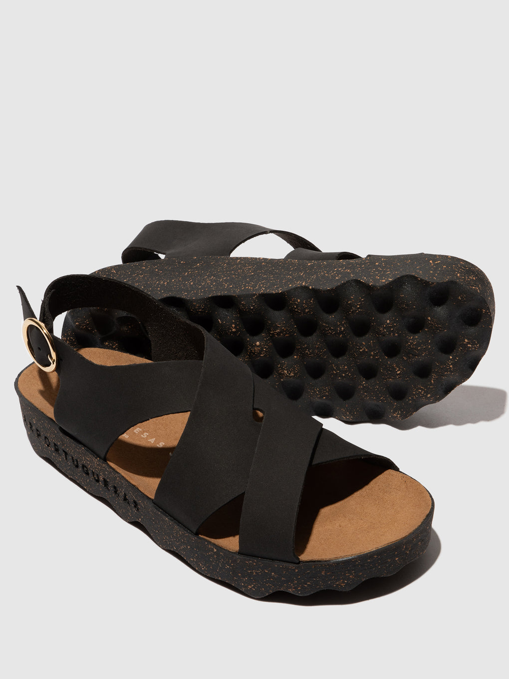 Buckle Sandals CUSK BLACK