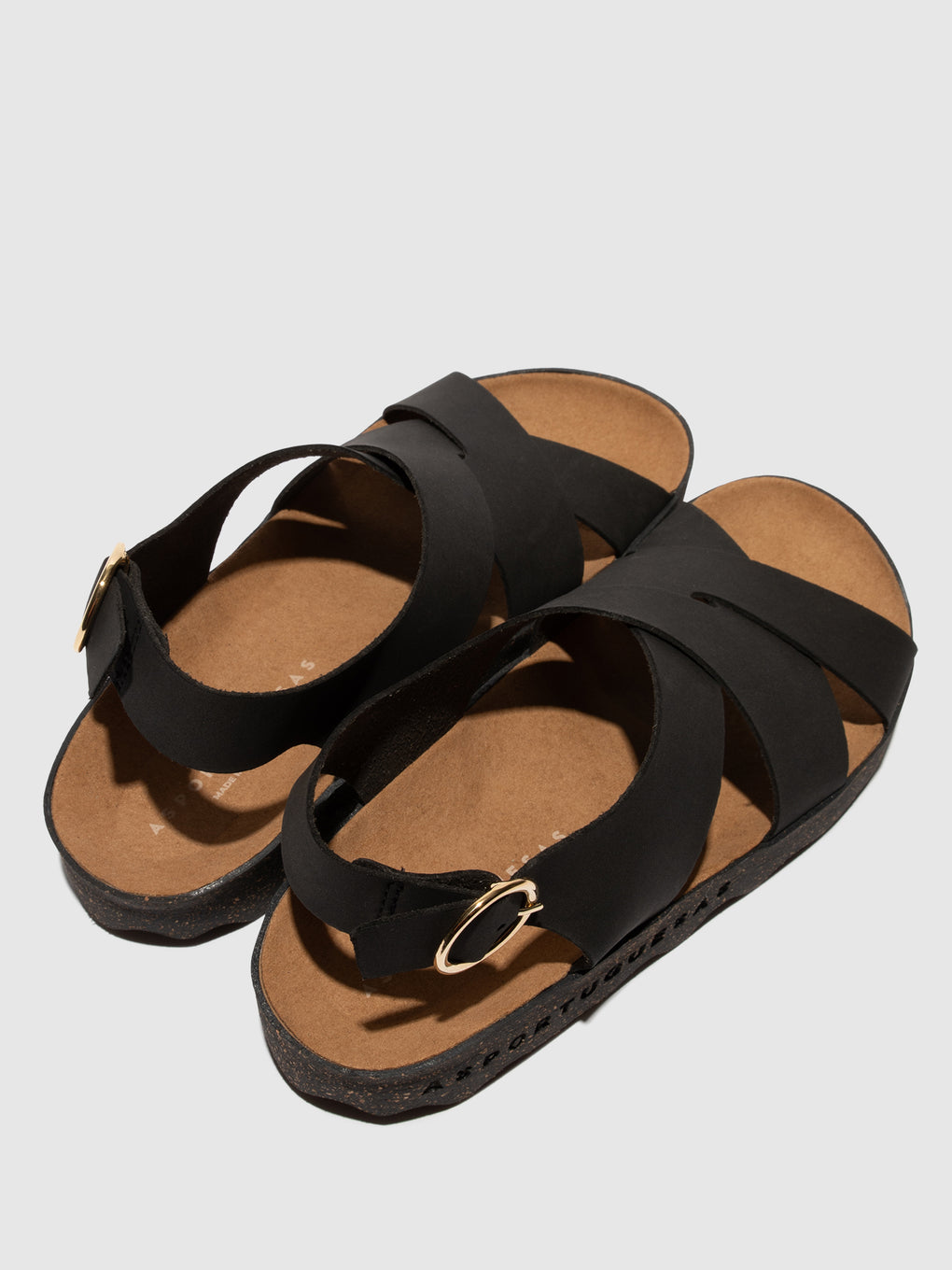 Buckle Sandals CUSK BLACK