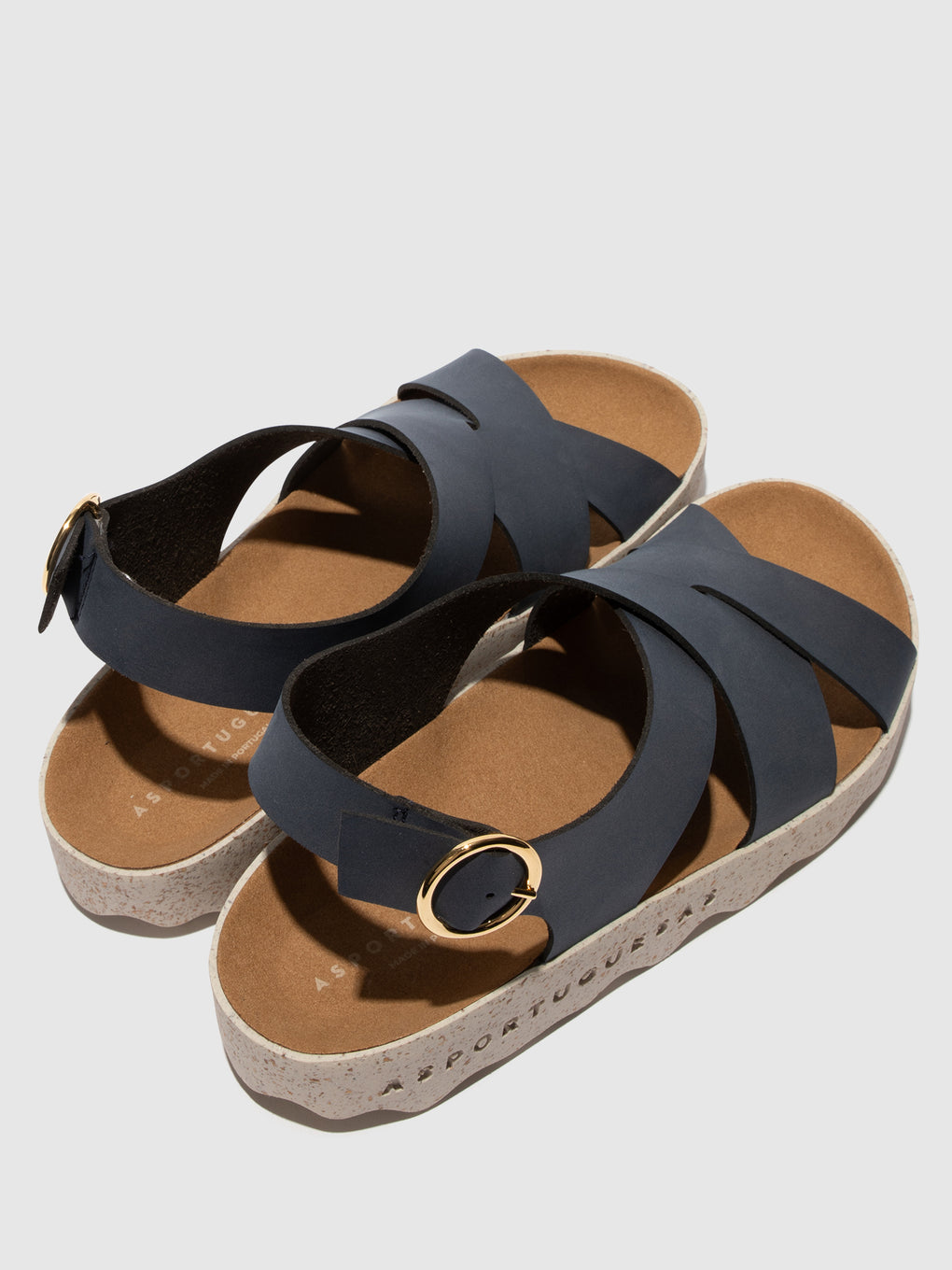 Buckle Sandals CUSK NAVY