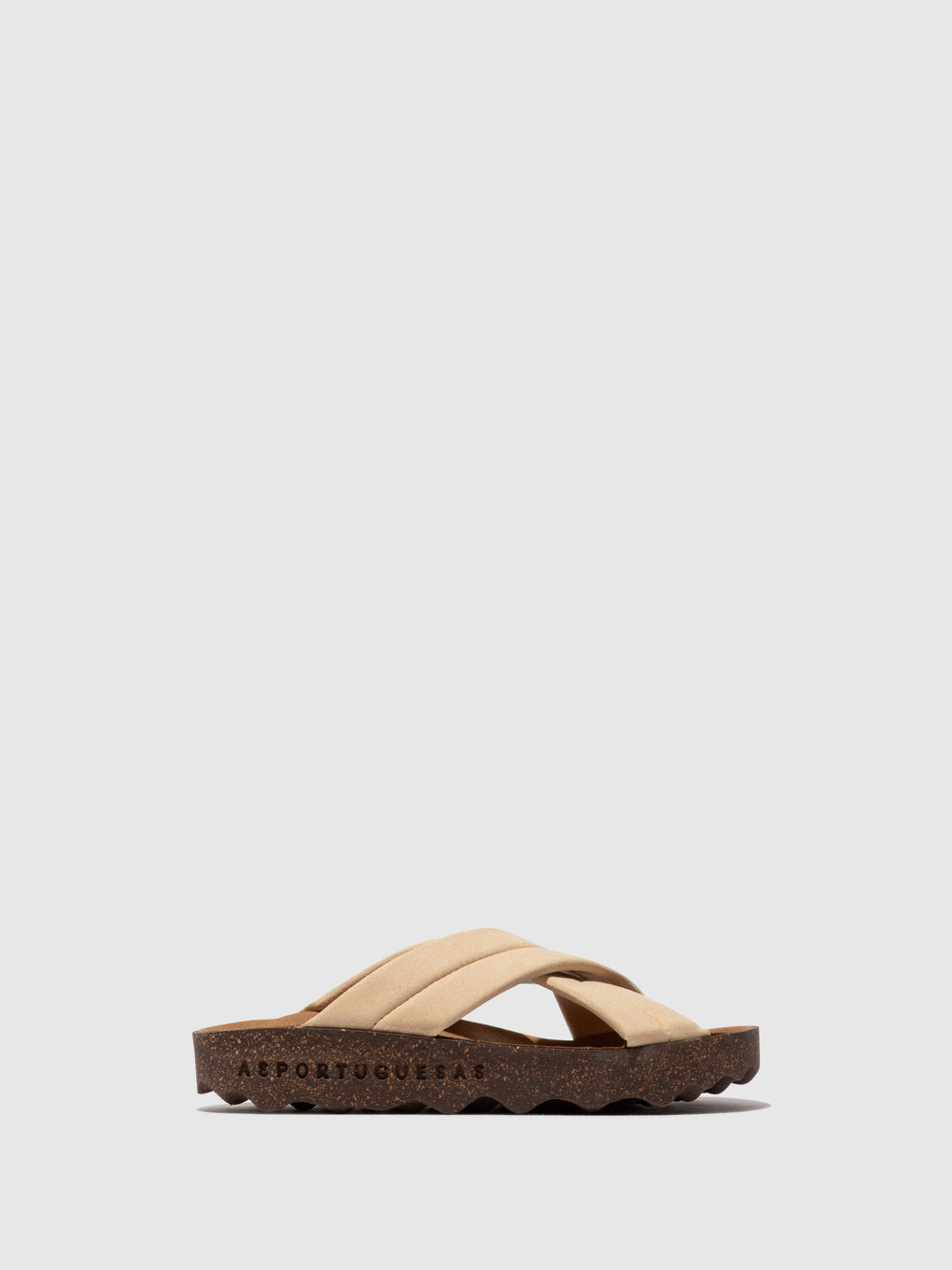 Criss-cross Sandals CURR BEIGE