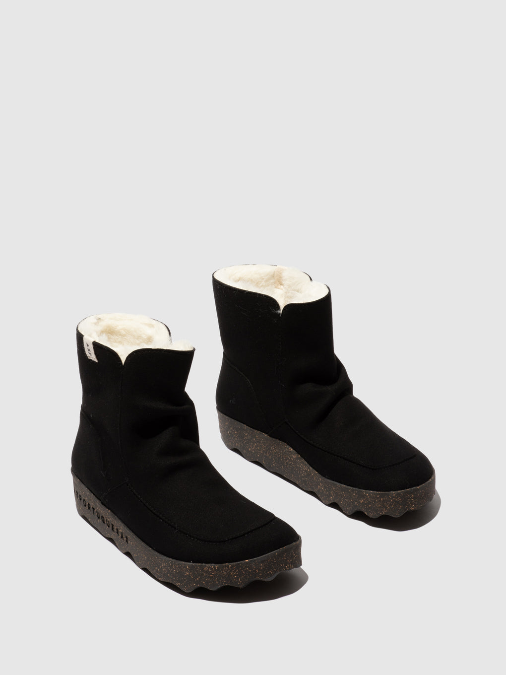 Round Toe Boots CUFF BLACK - ASPORTUGUESAS