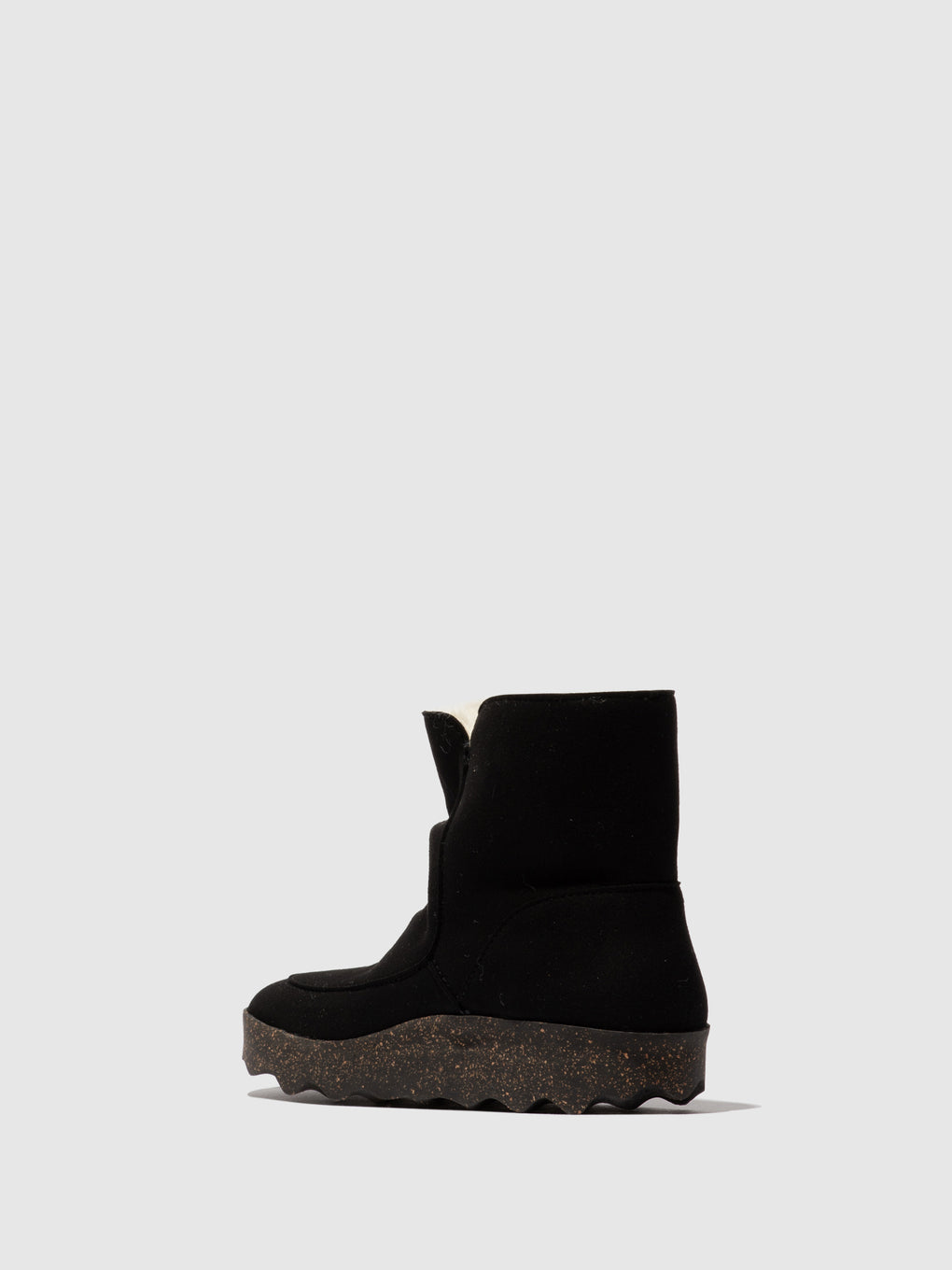 Round Toe Boots CUFF BLACK - ASPORTUGUESAS