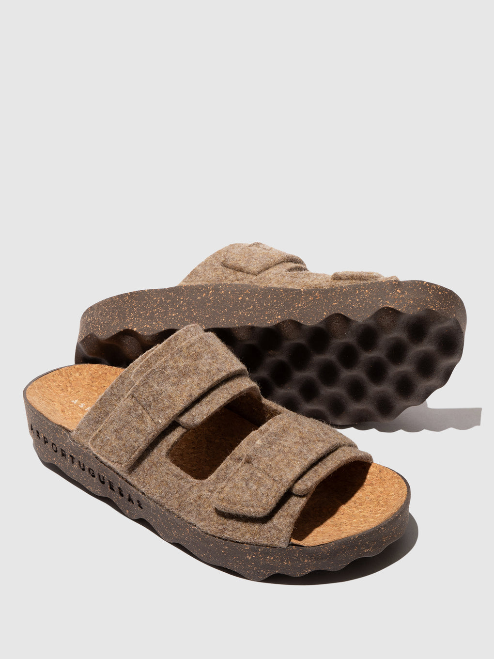 Velcro Sandals CLEEK TAUPE - ASPORTUGUESAS