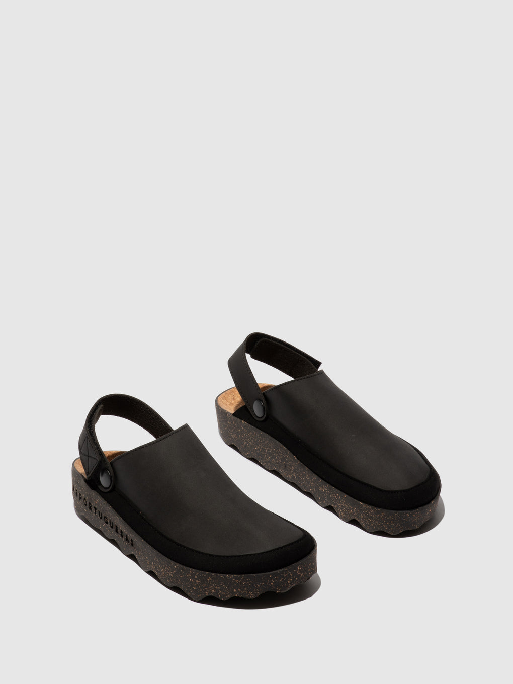 Velcro Clogs CHUCK BLACK - ASPORTUGUESAS