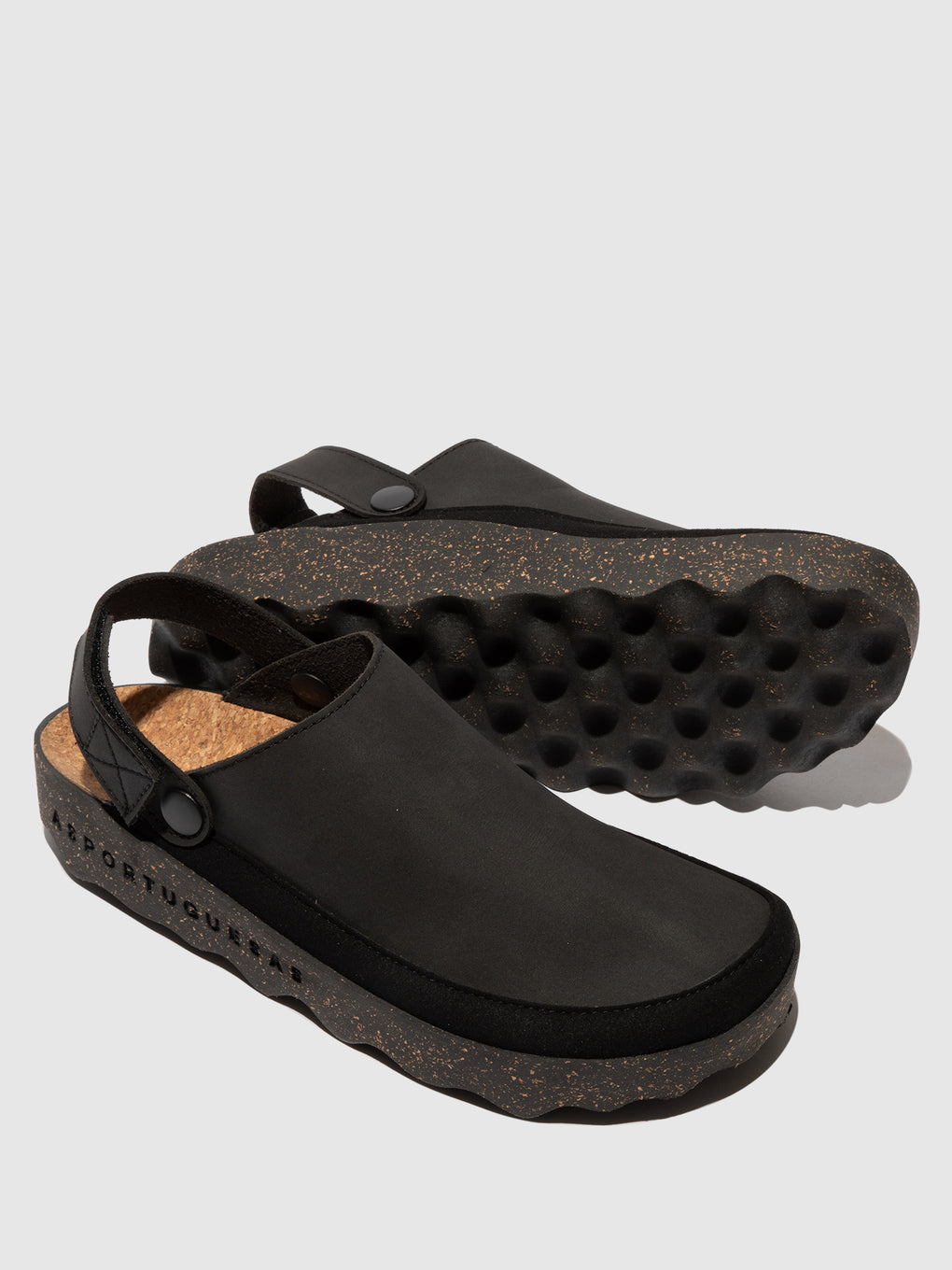 Velcro Clogs CHUCK BLACK - ASPORTUGUESAS