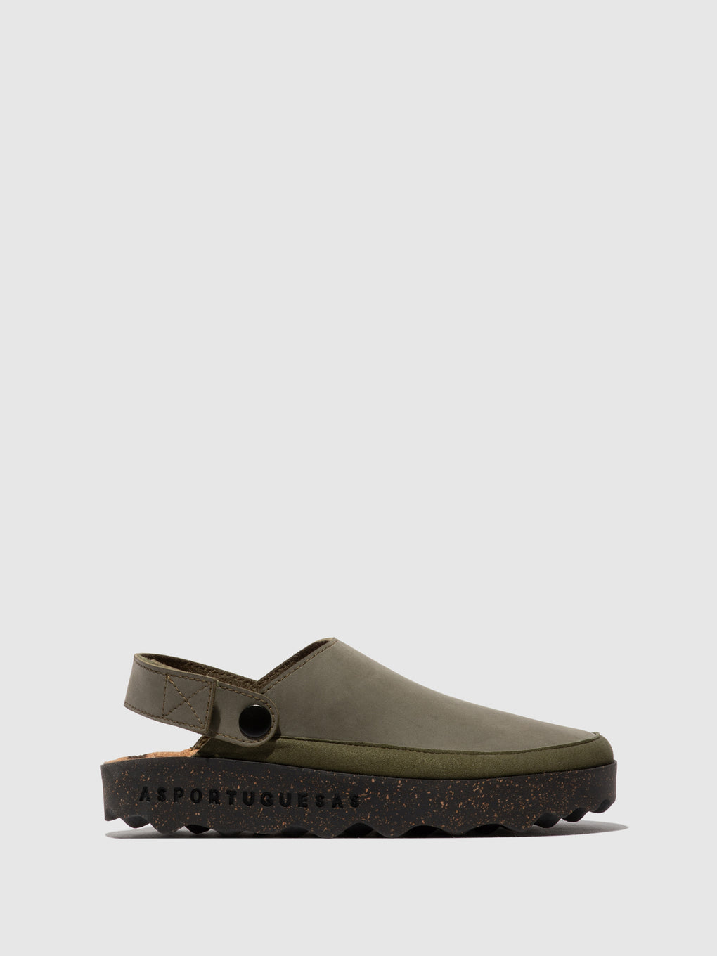 Velcro Clogs CHUCK KHAKI - ASPORTUGUESAS