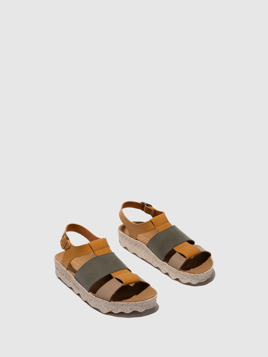 Buckle Sandals CALLA MULTI CAMEL