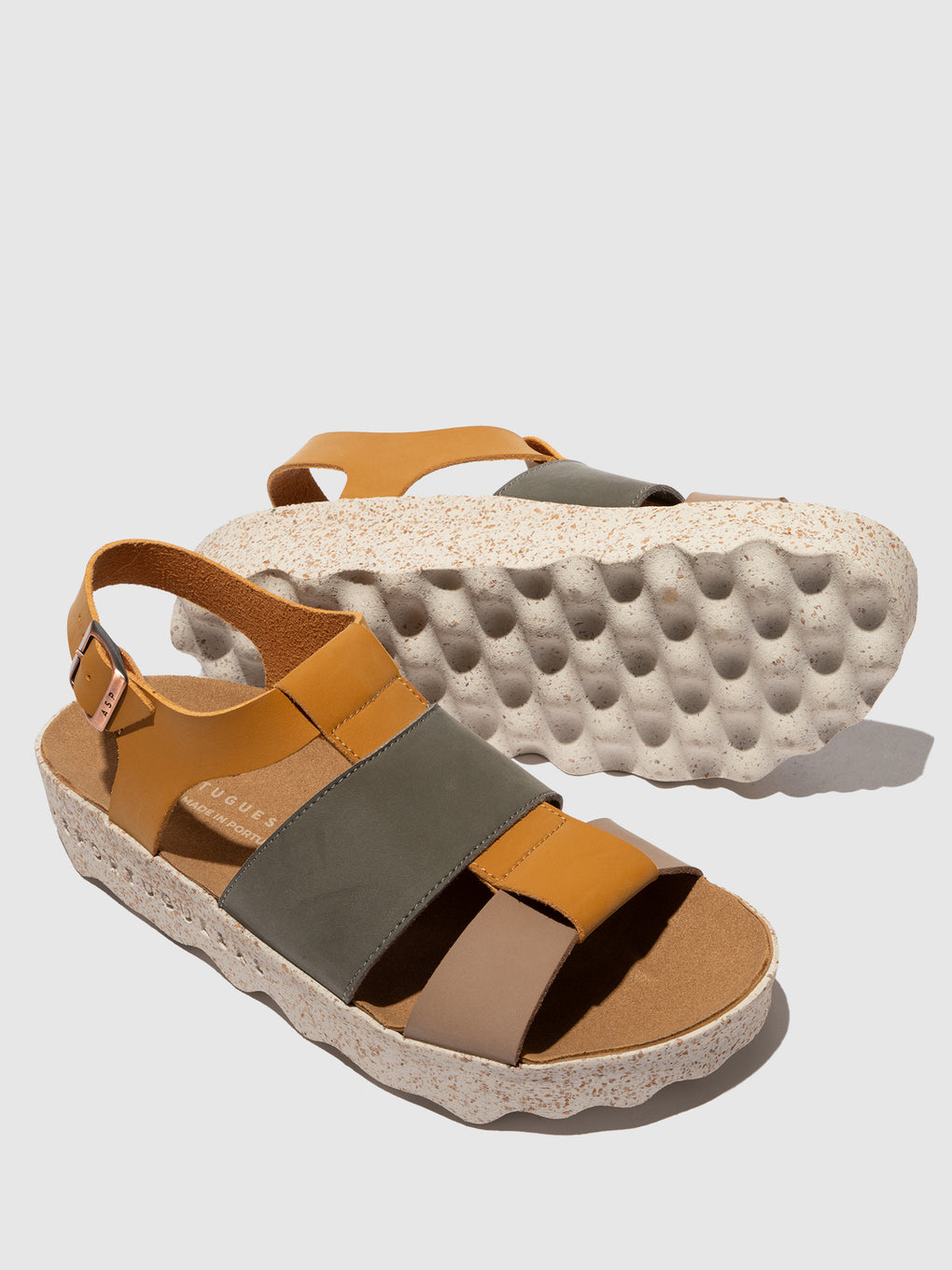 Buckle Sandals CALLA MULTI CAMEL