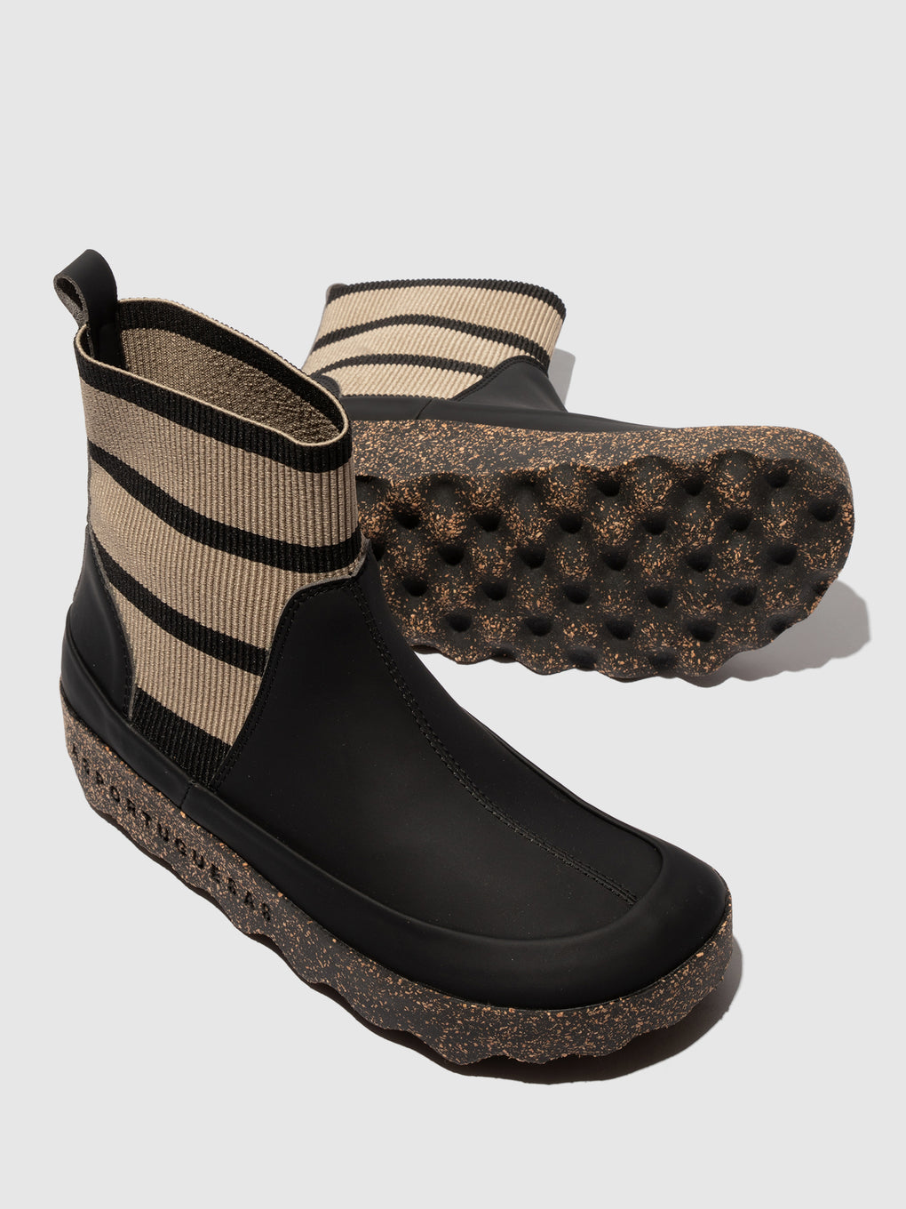 Elasticated Boots CATTY BLACK - ASPORTUGUESAS