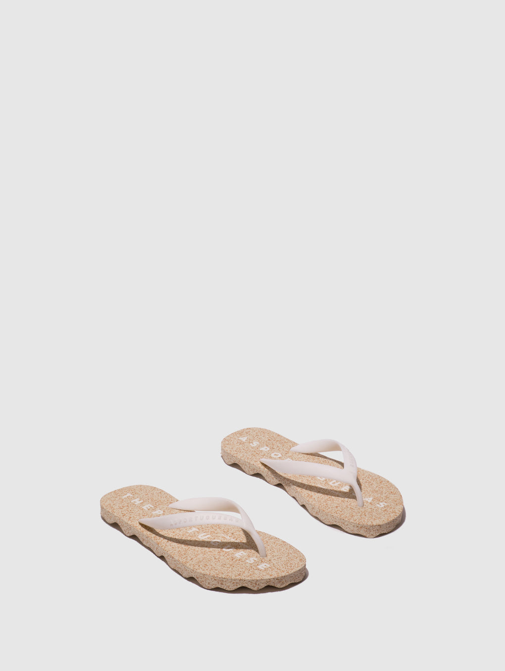 Beach Flip-Flops BASE2.0 NATURAL/WHITE