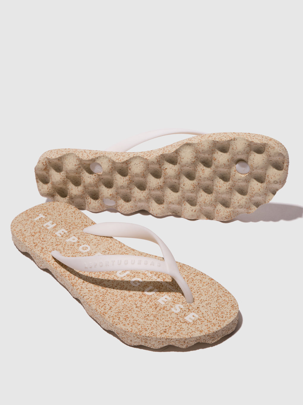 Beach Flip-Flops BASE2.0 NATURAL/WHITE