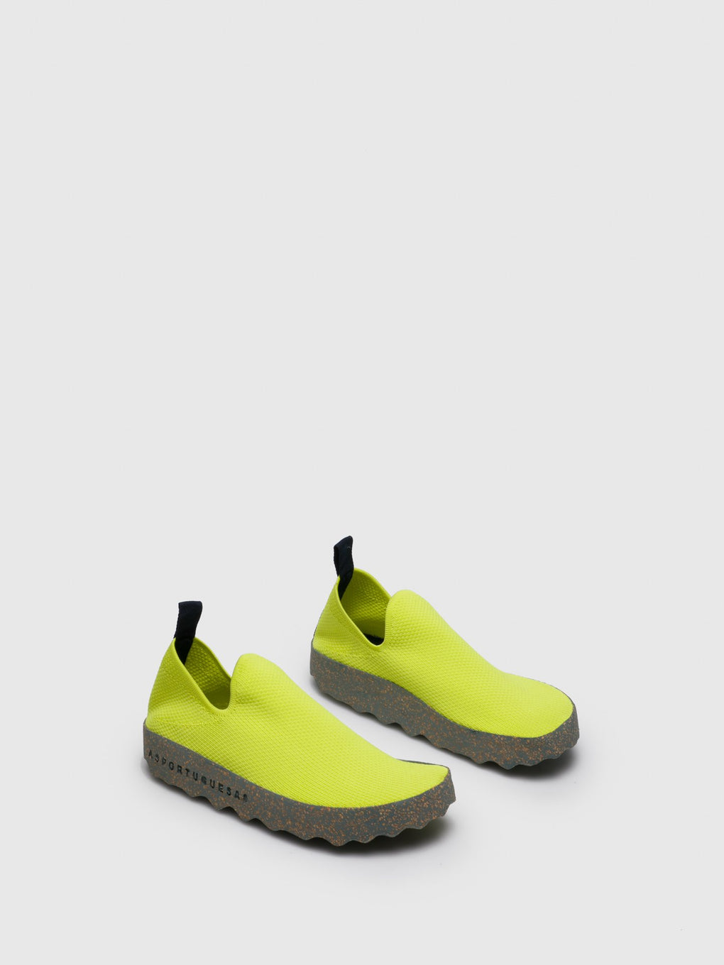 Elasticated Trainers CARE Lime