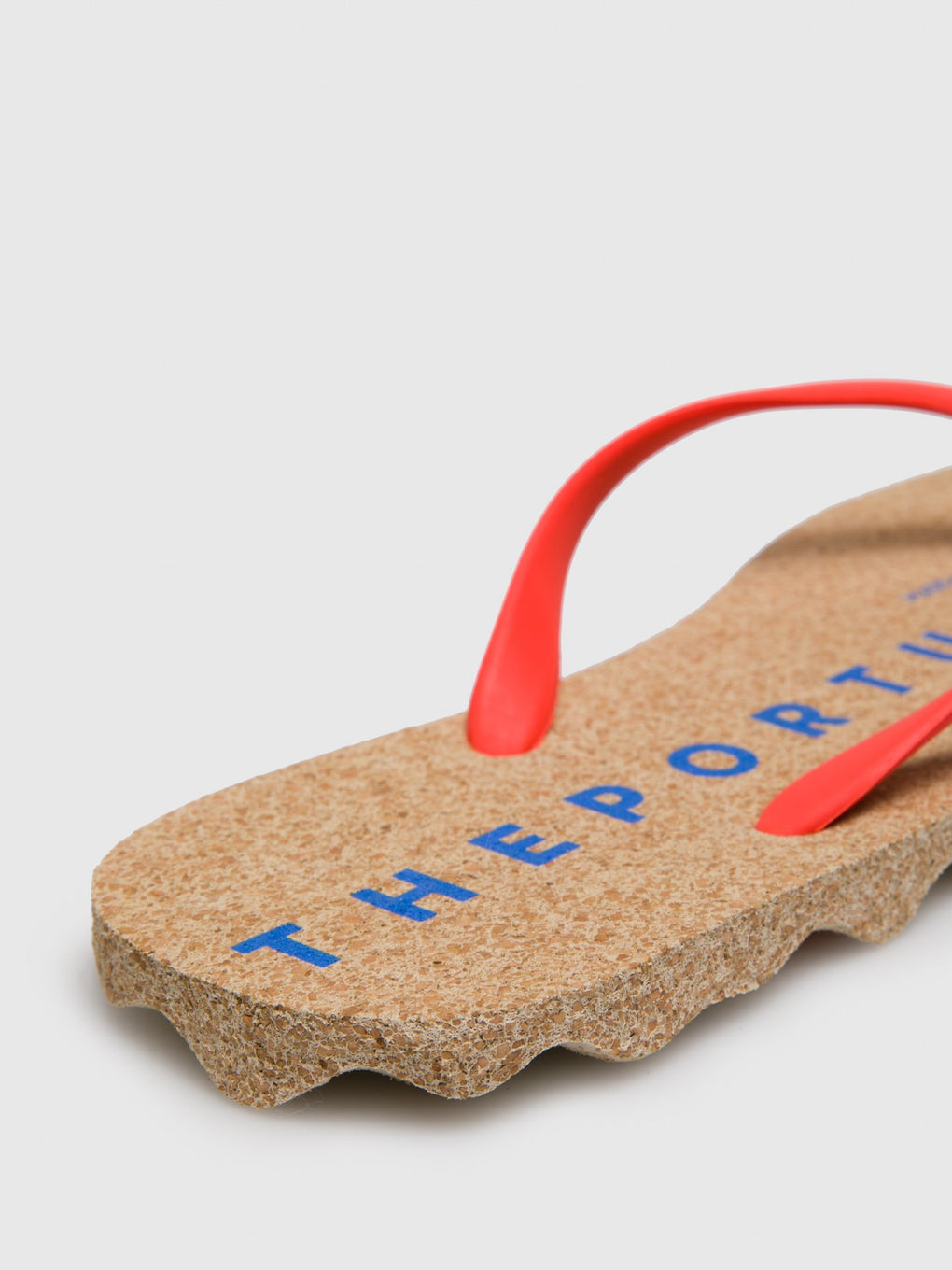 Beach Flip-Flops BASE Red Rubber Strap