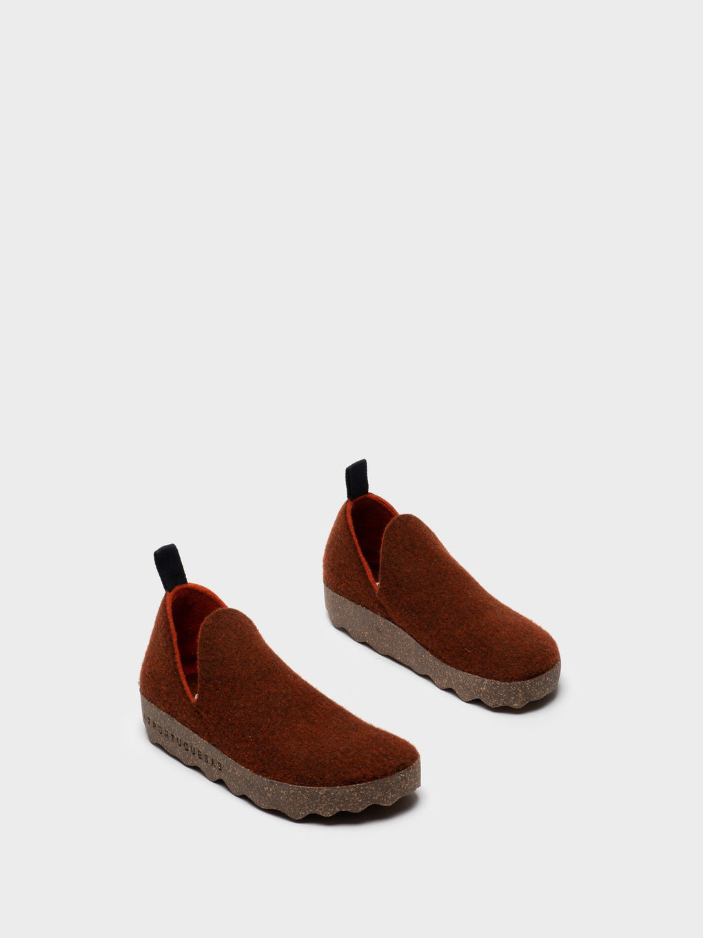 Round Toe Shoes CITY Brown