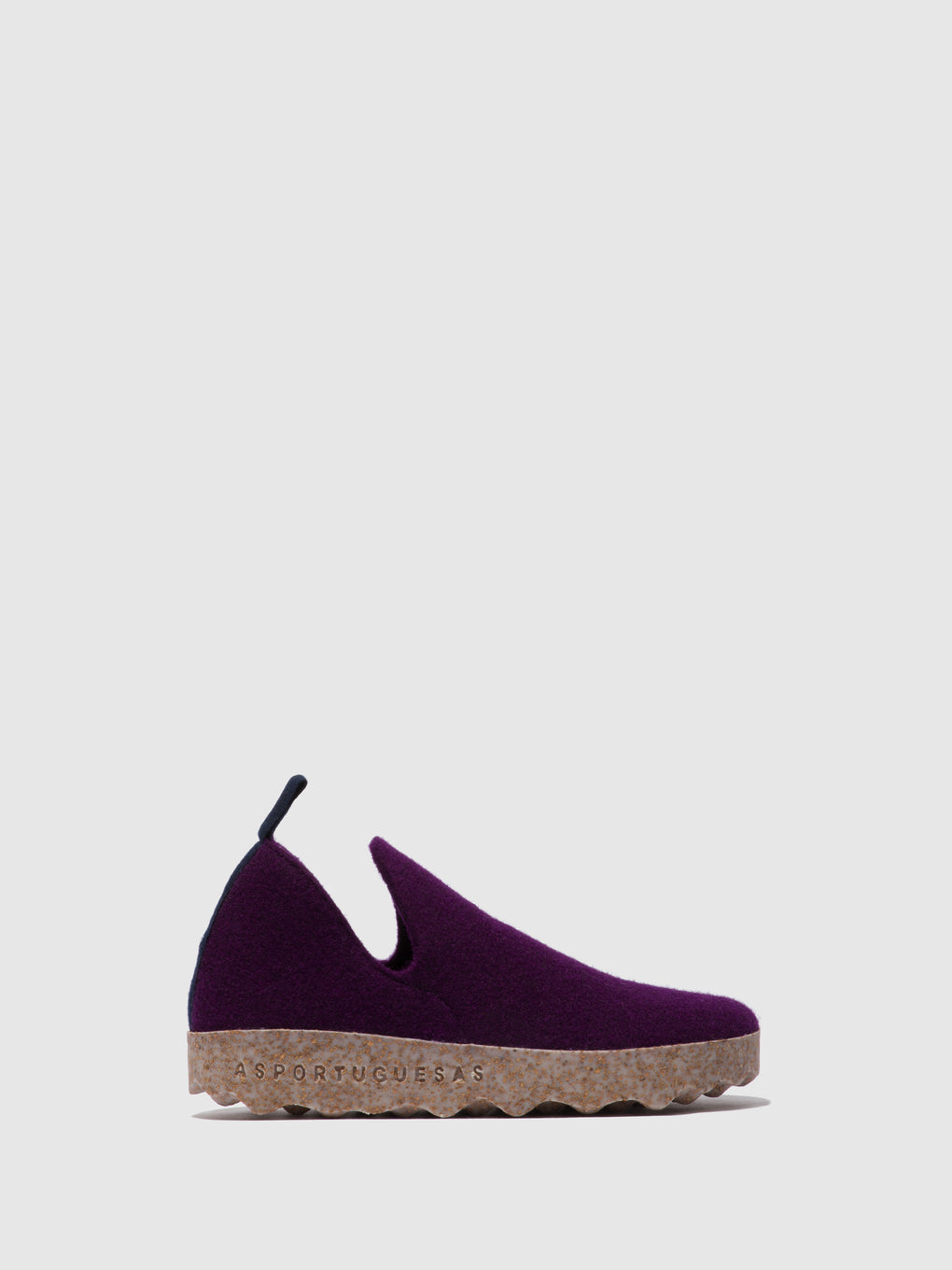Round Toe Shoes CITY DARK PURPLE