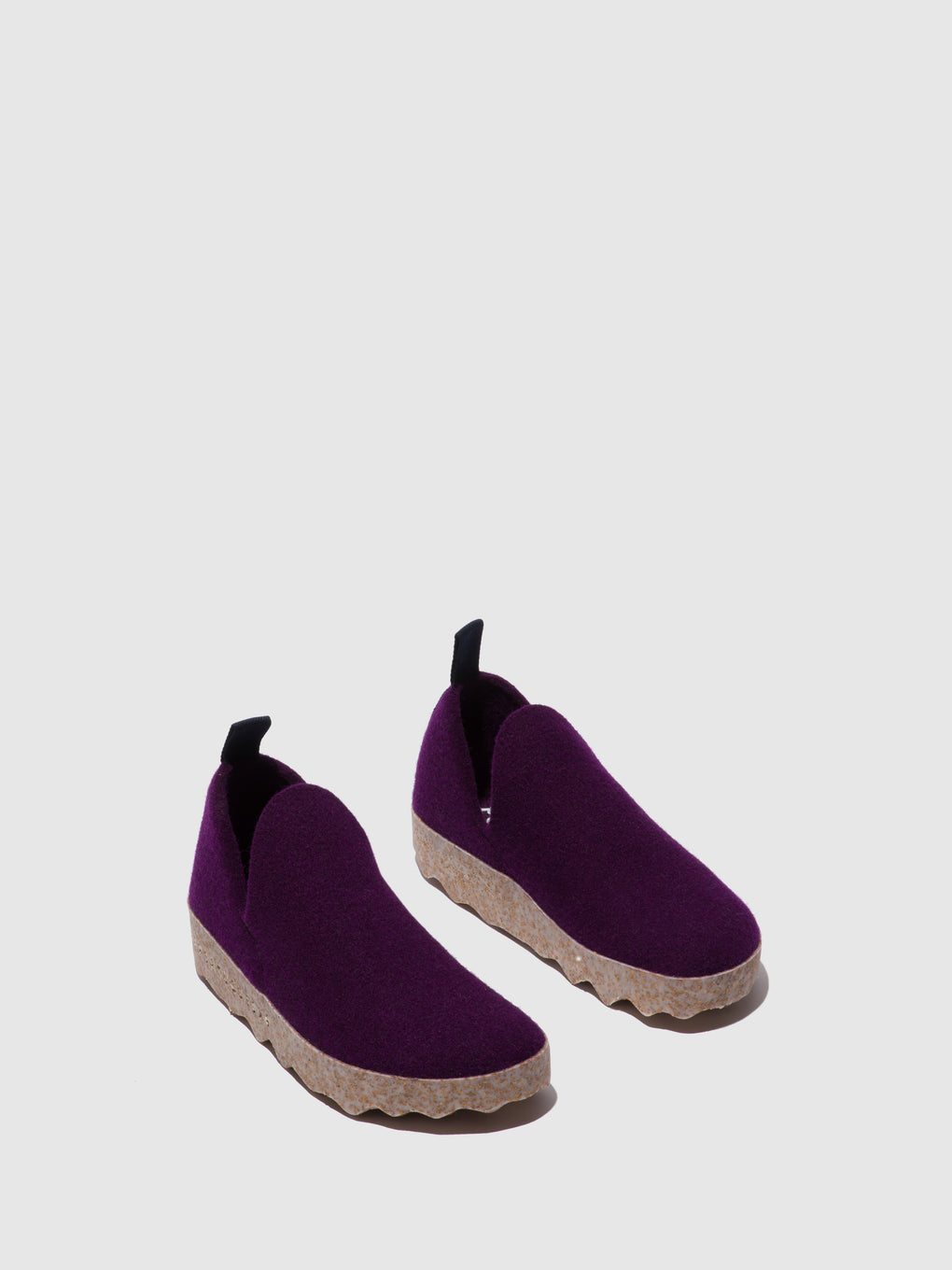 Round Toe Shoes CITY DARK PURPLE