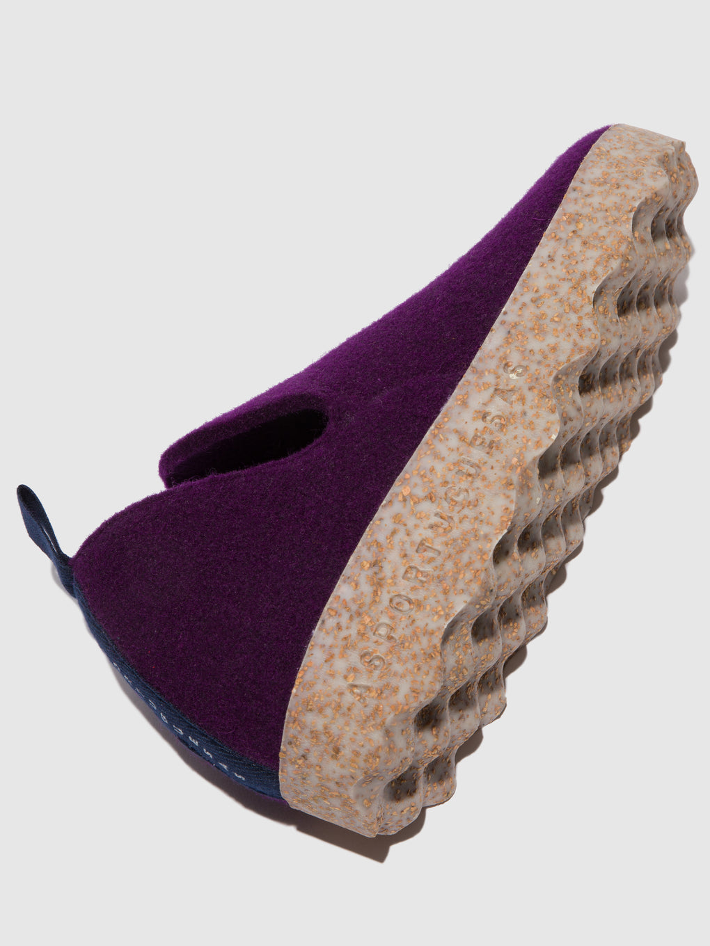 Round Toe Shoes CITY DARK PURPLE