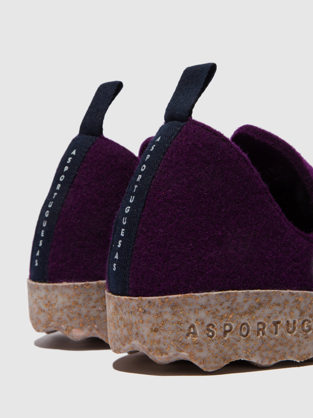 Round Toe Shoes CITY DARK PURPLE