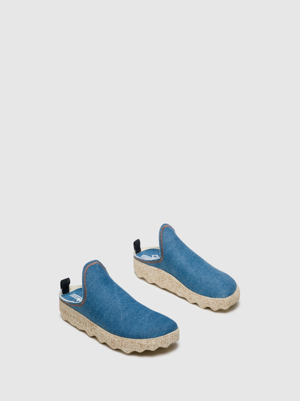 LightBlue Closed Mules