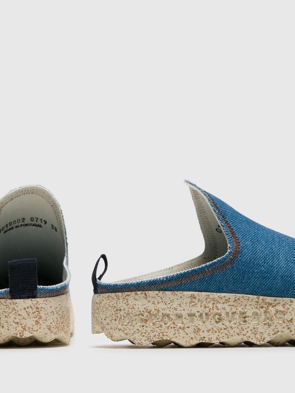 LightBlue Closed Mules