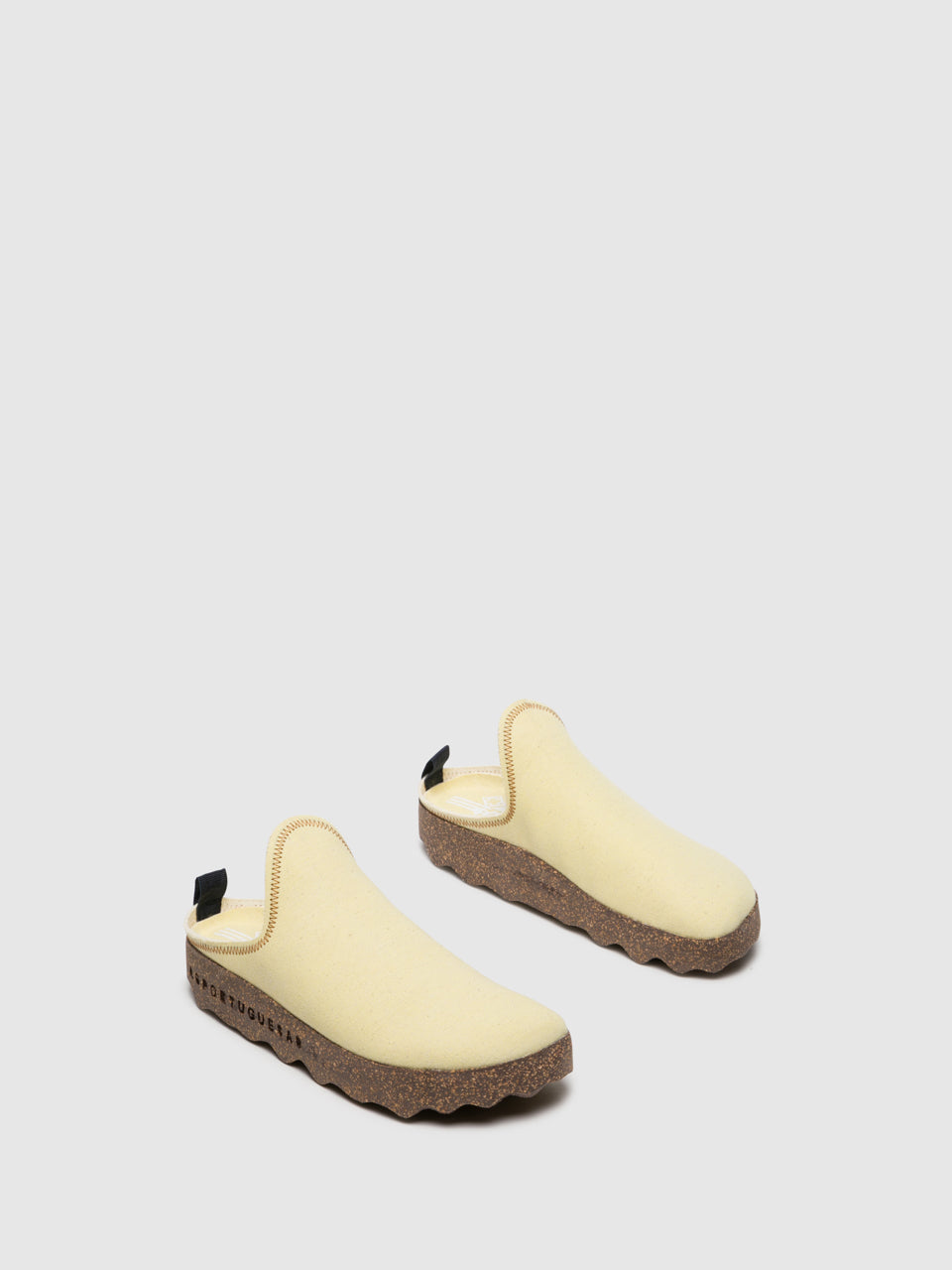 Yellow Closed Mules
