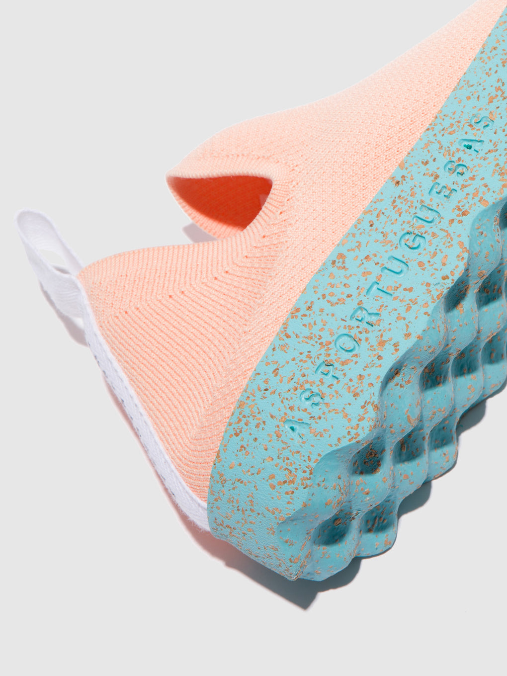 Elasticated Trainers CARE Salmon S.café Stretch