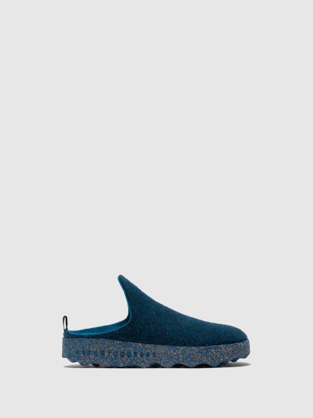 Round Toe Mules COME BLUE