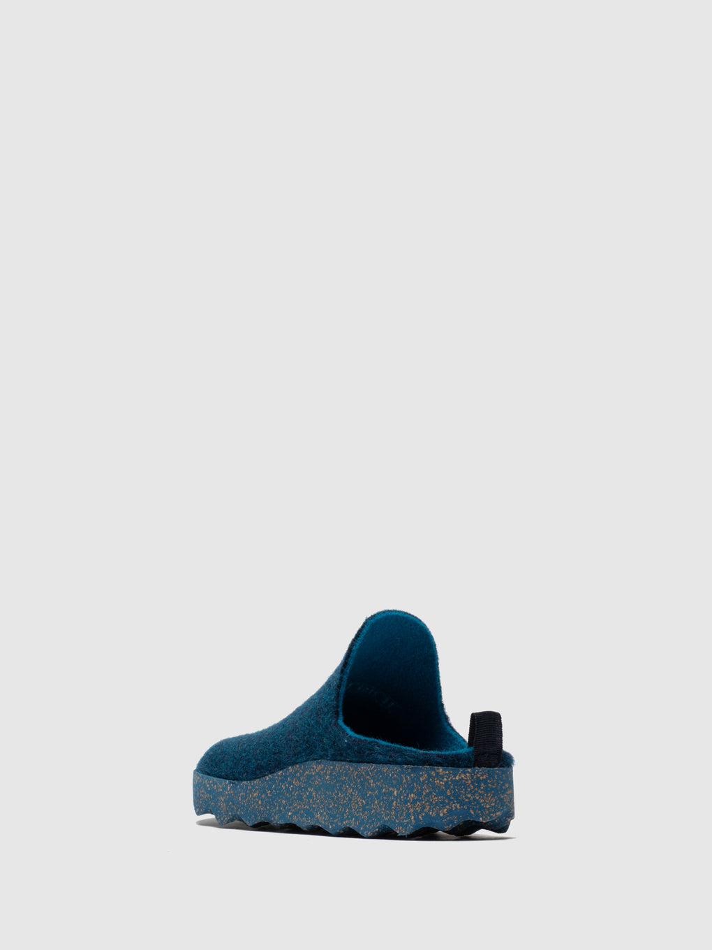 Round Toe Mules COME BLUE