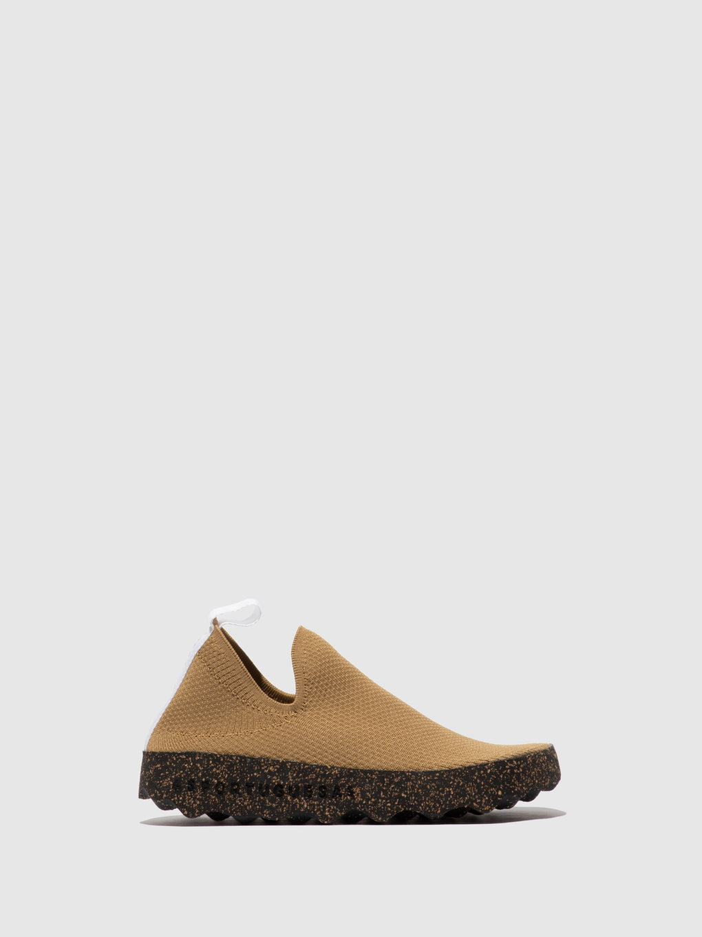Elasticated Trainers CARE Cedar Brown S.café Stretch