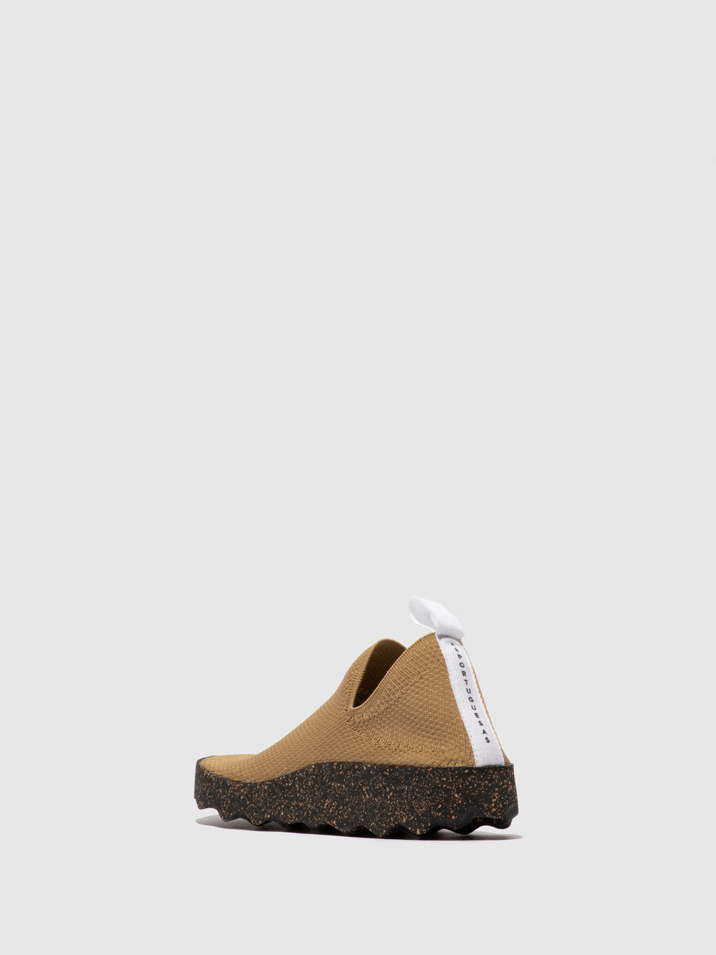 Elasticated Trainers CARE Cedar Brown S.café Stretch