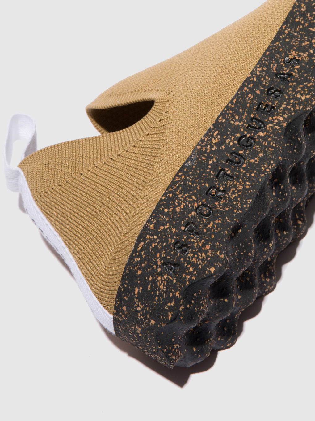 Elasticated Trainers CARE Cedar Brown S.café Stretch
